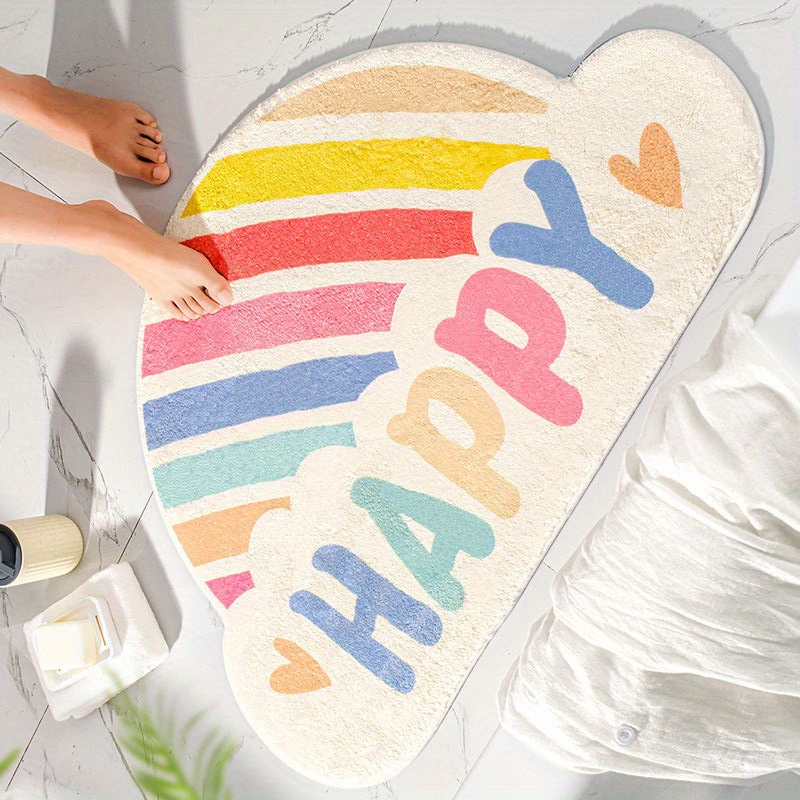 Rainbow Shaped Kids Bath Mat