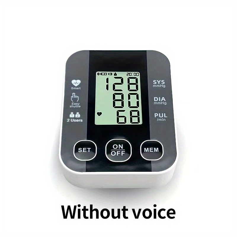 Blood Pressure Monitor Automatic Upper Arm Cuff Machine Kit Large