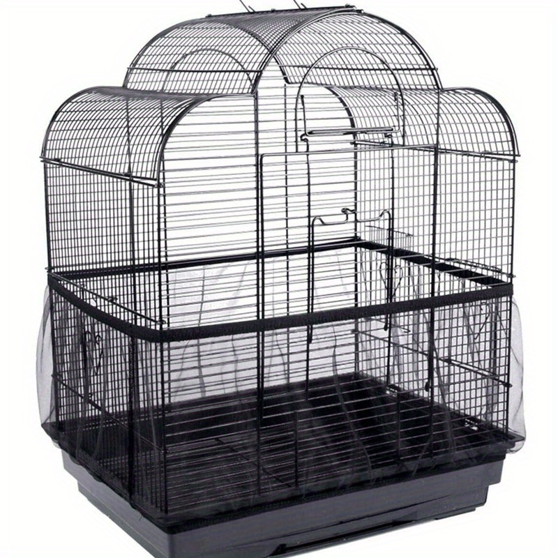 Bird Cage Cover Seed Catcher Bird Cage Mesh Cover Round - Temu