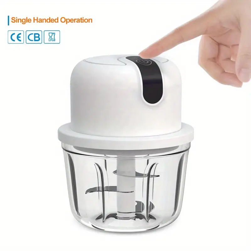 350ml usb wireless multi function food electric garlic chopper mini small garlic masher mincer crusher for pepper chili nuts meat grinder food processor electric mincer vegetable chili meat grinder food crusher details 1