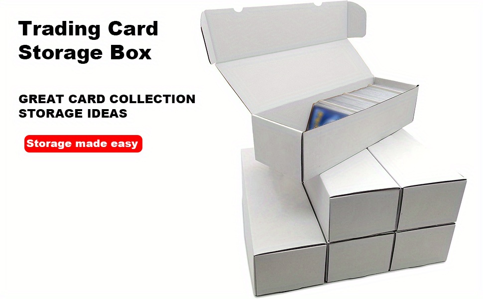Boîte De Rangement Pour Cartes À Collectionner, Boîte De Rangement Pour  Cartes En Carton, Boîtes À