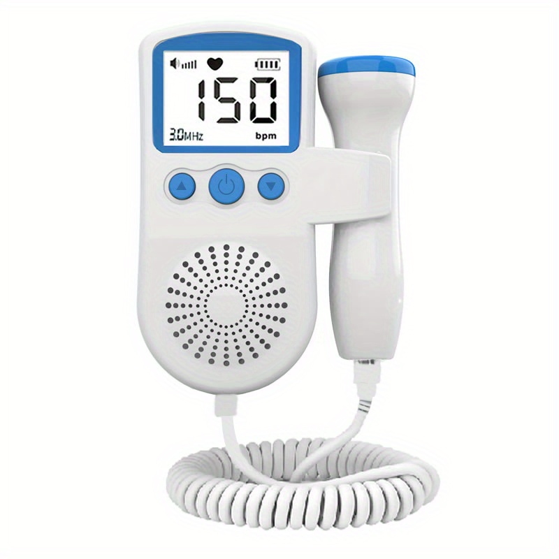 Domestico Doppler fetale portatile bambino incinta Cardiofrequenzimetro  3.0mhz Gravidanza Baby Meter Fetale