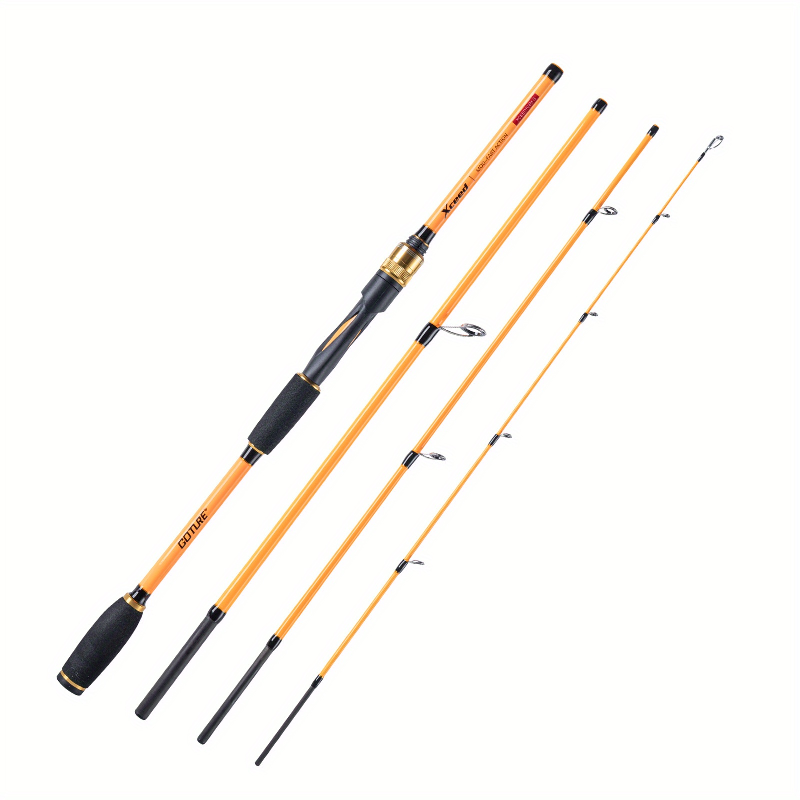 Xceed 1.98m Carbon Spinning/casting Fishing Rod M/mh - Temu United Kingdom