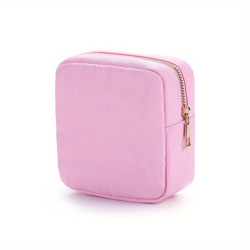 Nylon Mini Makeup Bag For Purse Preppy Small Cute Makeup Bag - Temu