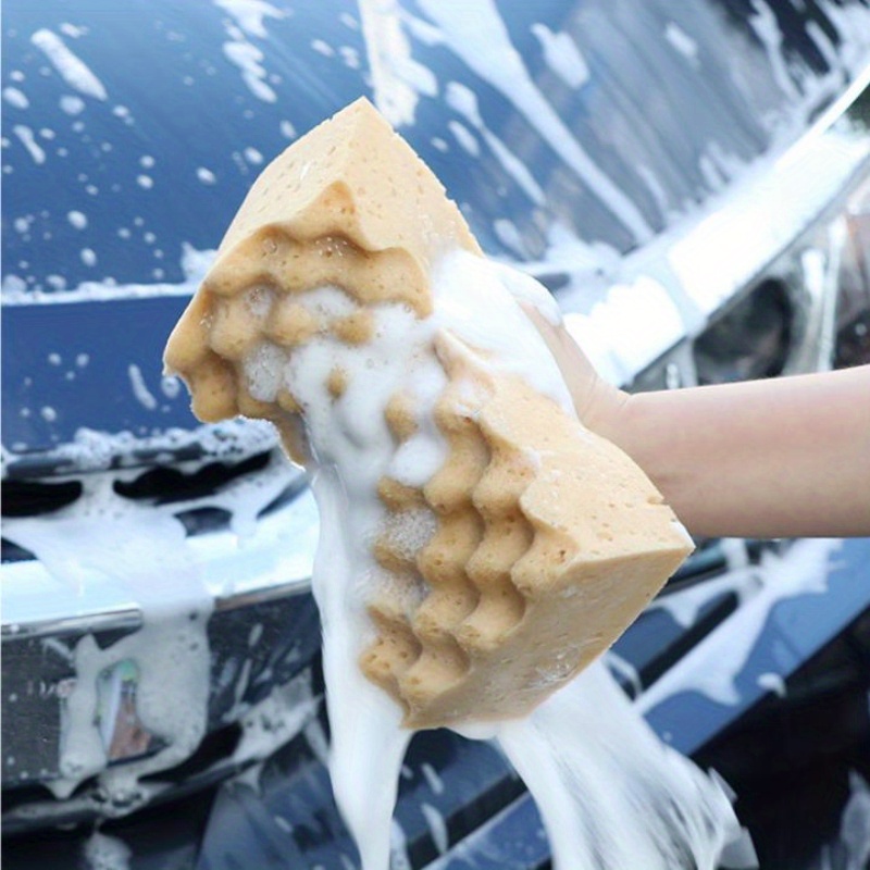 Big Sponge Cloth Car Honeycomb Sponge Car Washer Sponge Washing