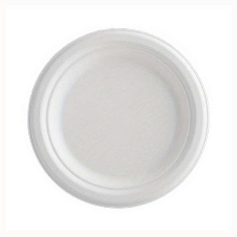  Platos llanos de porcelana blanca pura de 10 pulgadas