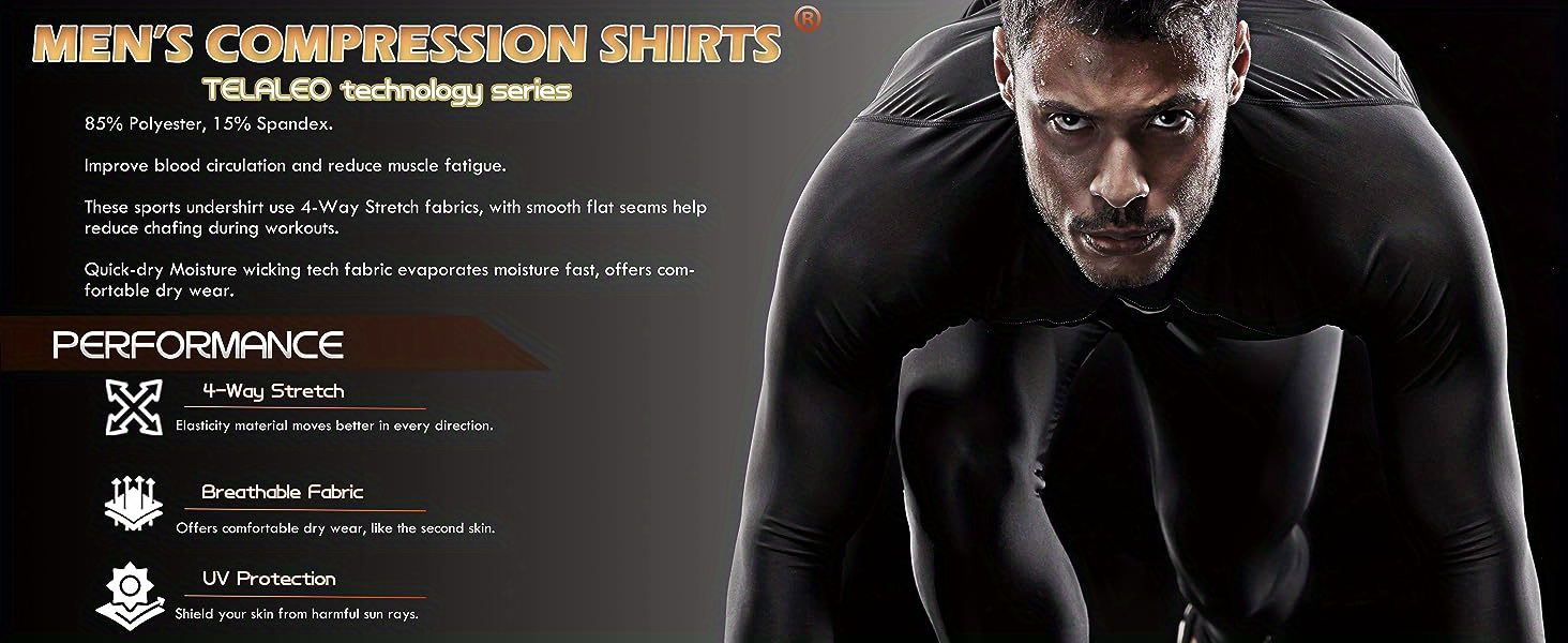 Men's Workout Compression T-shirt PERFORMANCE Performance+