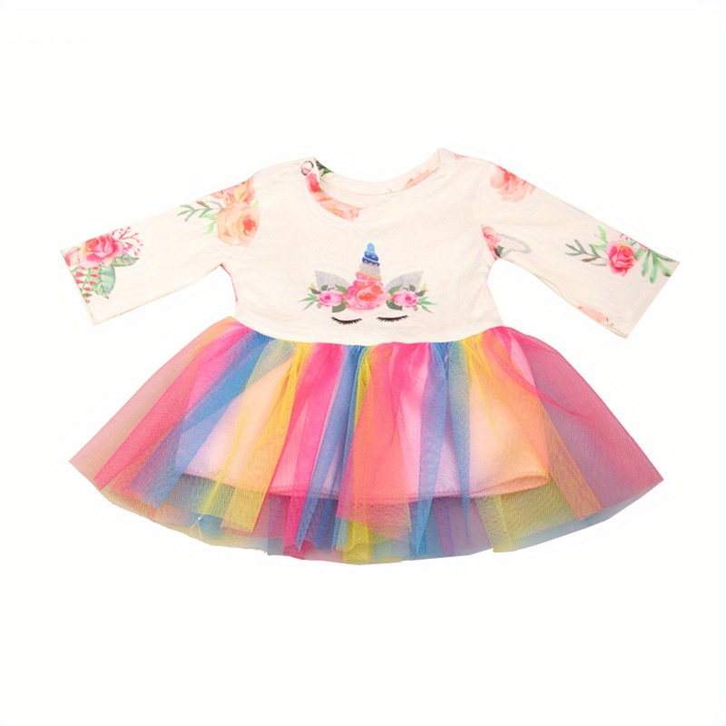 Colorful Mesh Dress for 45-72 cm Dolls
