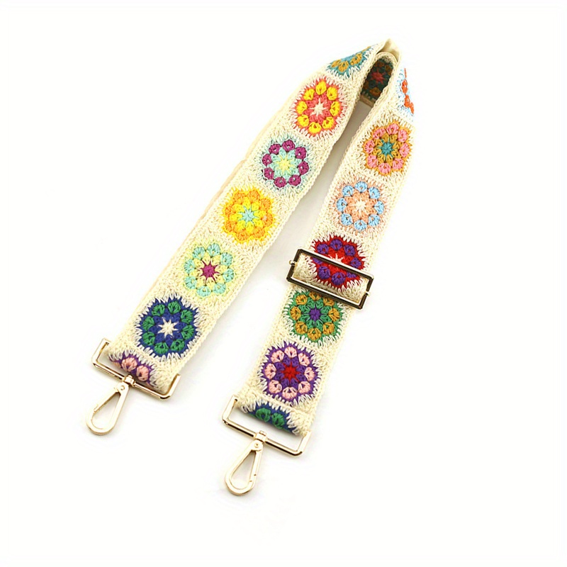 WOFASHPURET bag handle DIY wrist strap Handbag wrist strap floral handbag  ladies purses wristlet lanyard floral bag