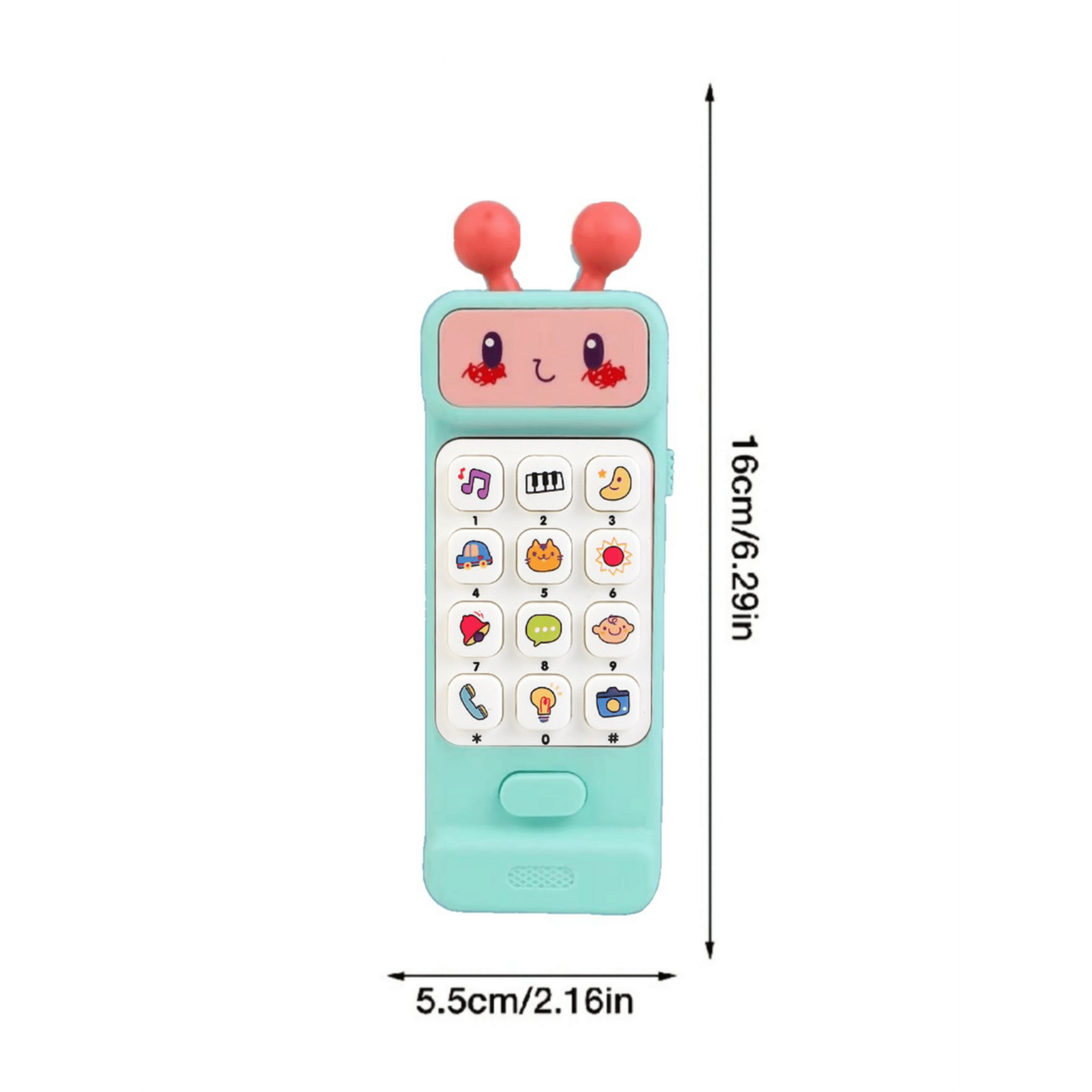 Téléphone jouet pour bébé avec son musical, jouets de sommeil pour bébé,  jouets de simulation TeWindsor