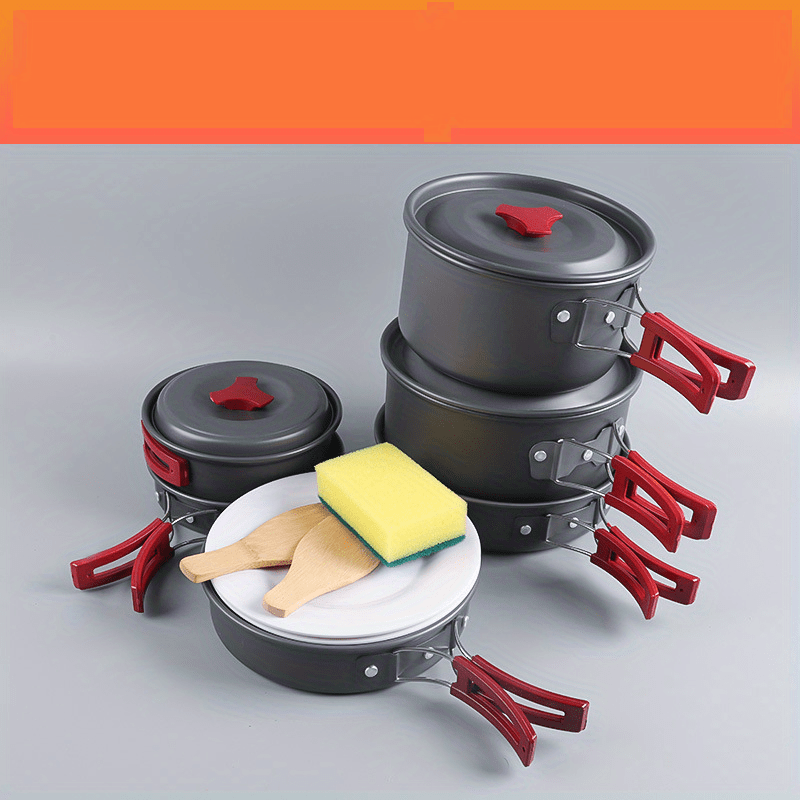 Outsunny 4 Piece Foldable Camping Table And Chairs Set, Grey - Groceries