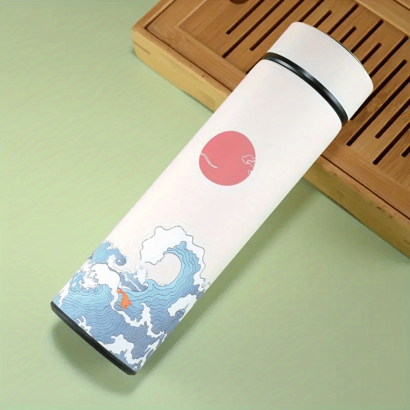 500ml Creative Chinese Style Retro Thermos Cup Men And Women Students  Stainless Steel Literary Vacuum Flasks Water Bottle - Buy Insulated Vacuum