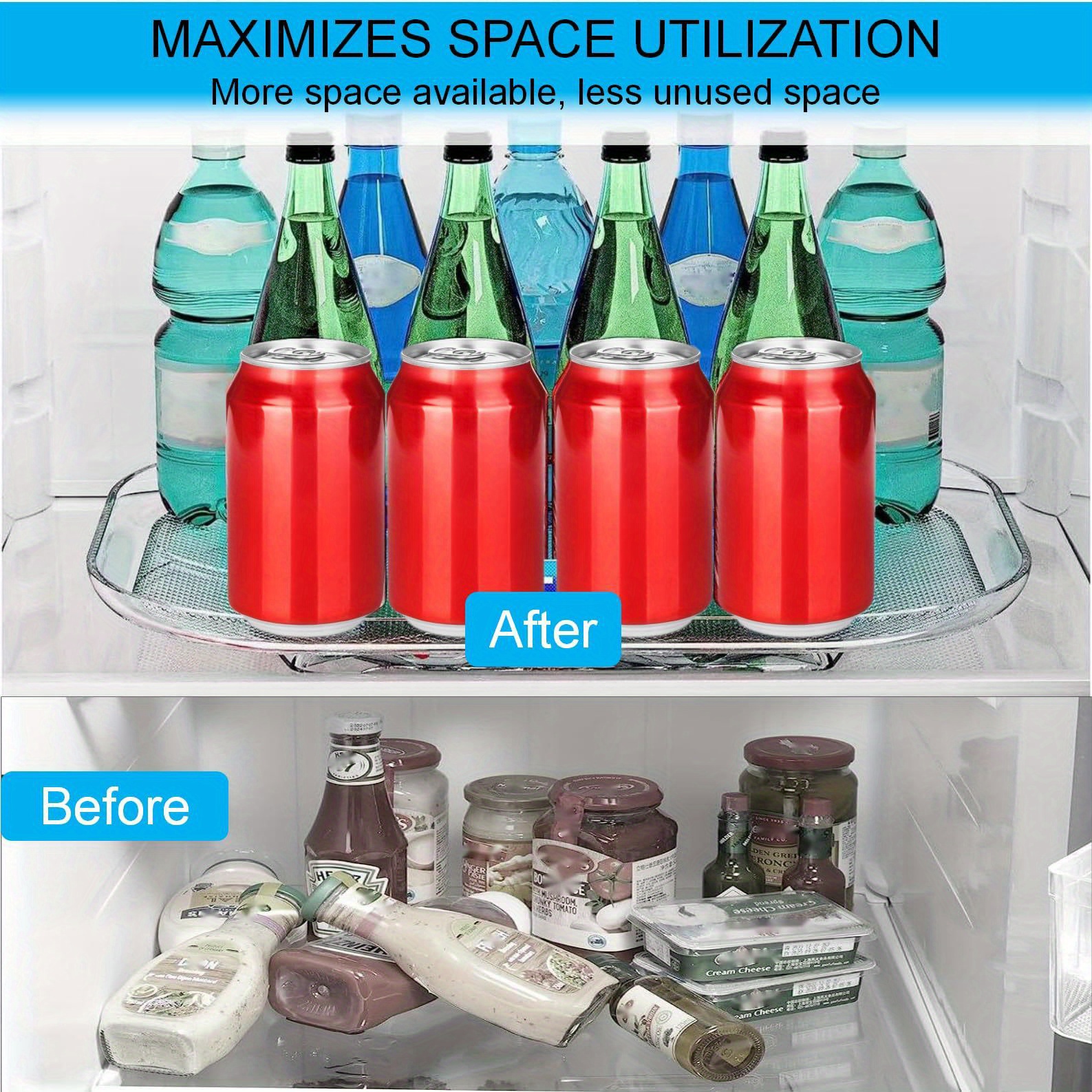 Square Lazy Susan Refrigerator Lazy Susan Turntable Temu Australia