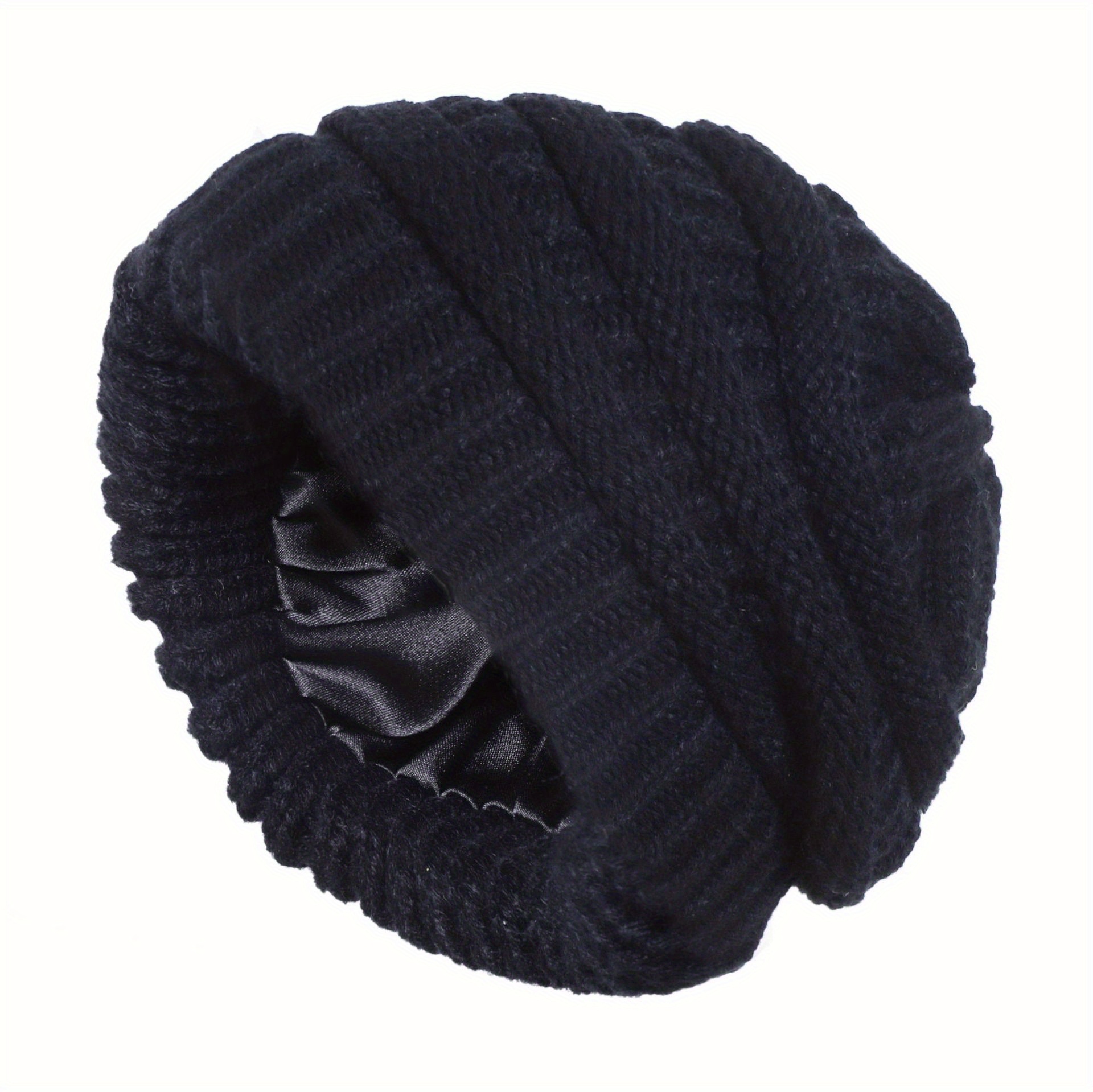 Gorro forrado de invierno para mujer azul oscuro YW09004