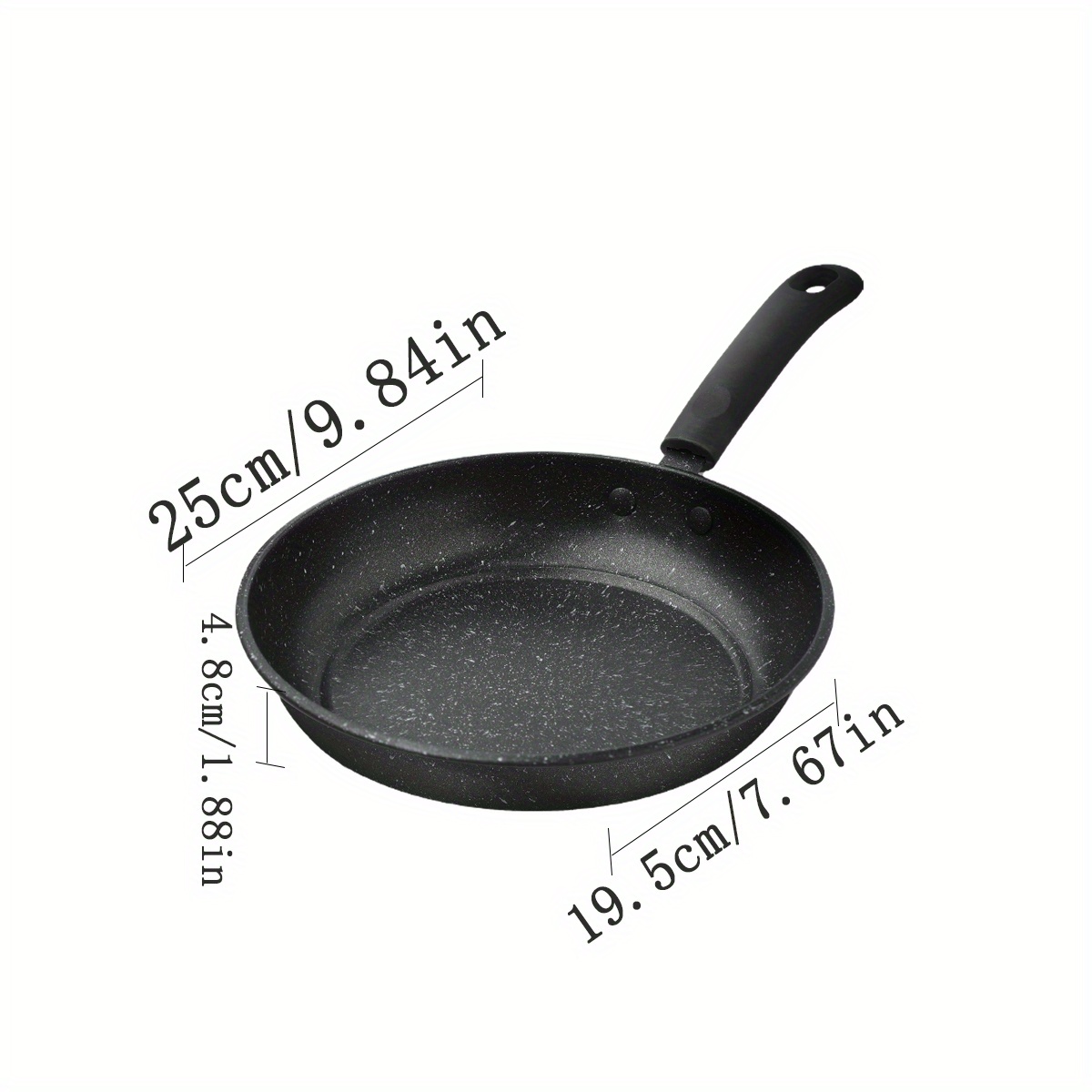 Cast Iron Skillet Pan 9.84inch(25cm) Cast Iron Fry Pan