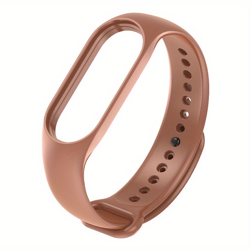 Correa de repuesto de silicona KOMI, de dos colores, ajustable, pulsera  inteligente, compatible con correa Mi Band 5/4/3