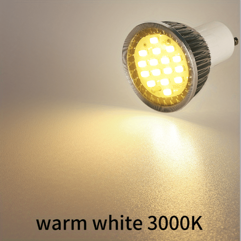 2 Prong LED Light Bulb GU10 3000k Soft White