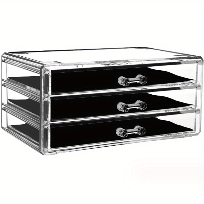 3 layer Plastic Desktop Stationery Drawer Storage - Temu