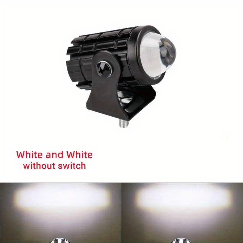 2 Pièces Moto Phare LED Travail Spot Lampe Mini Projecteur - Temu Canada