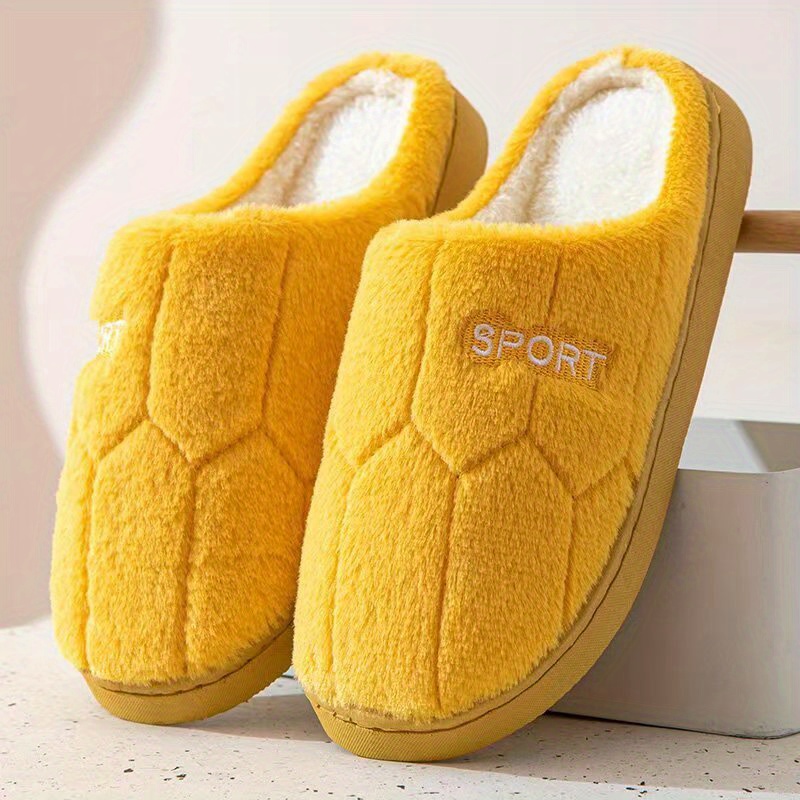 Women's Heart Pattern Fuzzy Slippers, Closed Toe Warm & Cozy Plush Shoes,  Home Bedroom Slippers - Temu Cyprus