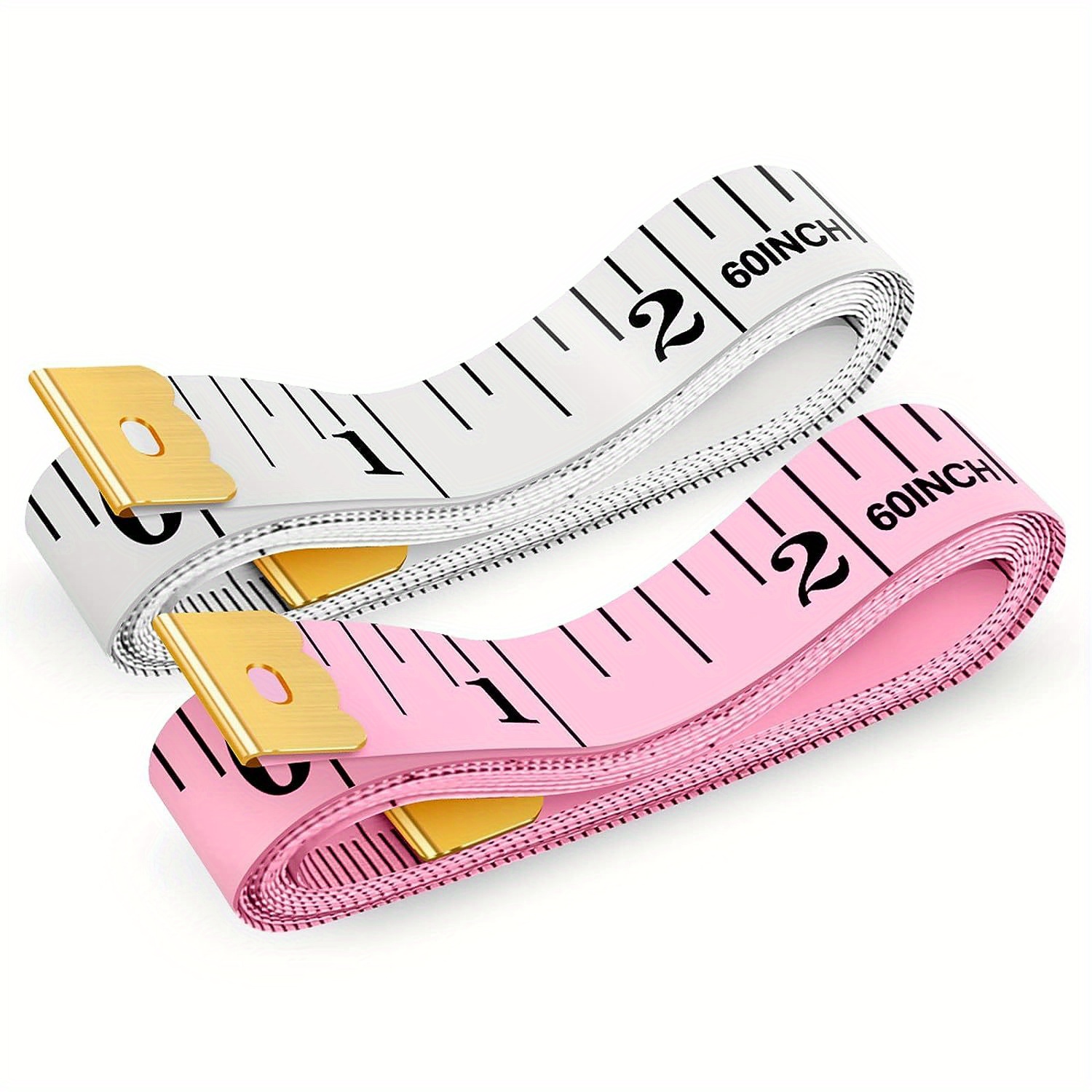 Tape Measure Body Measuring Tape, Soft Fabric Measuring Tape for Sewing  Cloth Measurement, 60 Inch Double Scale Tailor Ruler for Weight Loss (Blue)
