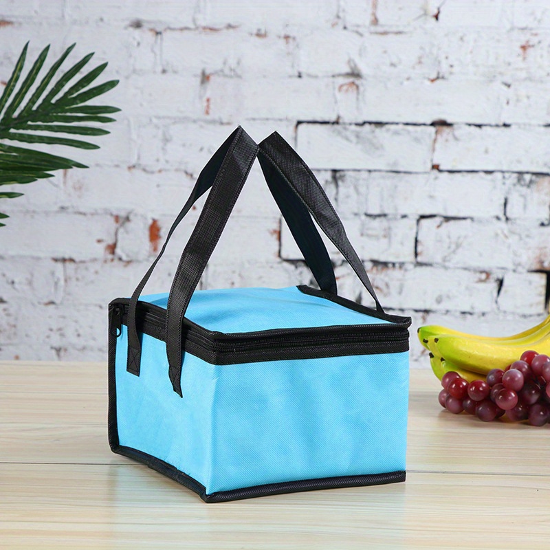 Insulated Square Cooler Bag with Zipper