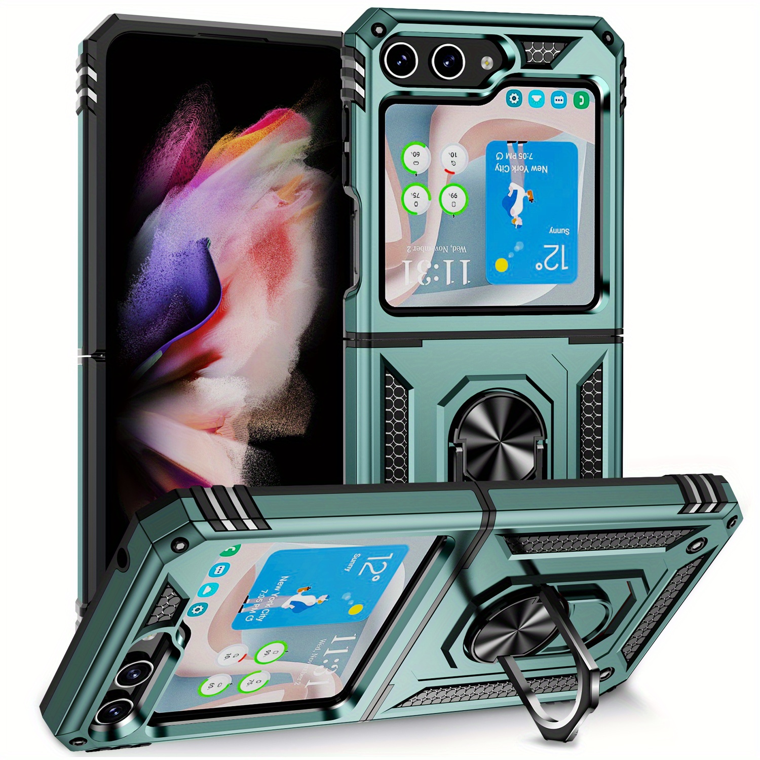 Clear Case With Hinge Protection For Galaxy Z Flip 5 - Temu