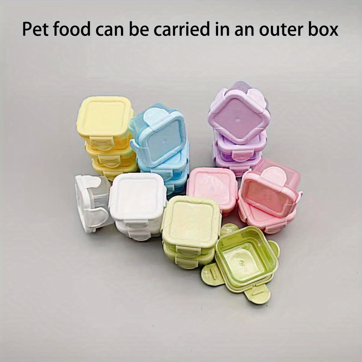 1pc Sugar Glider Food Storage Box, Milk Bottles, Portable Food Carrying  Case, Moisture-proof Fruit And Food Outdoor Box For Hamster, Flying Mouse,  Flo