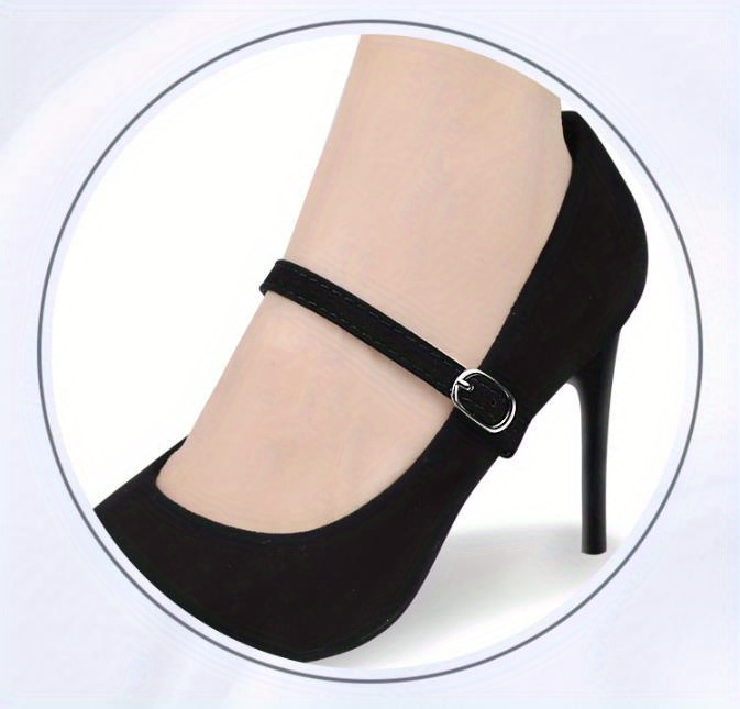 Anti loose Adjustable Shoe Ankle Band Elastic High Heel - Temu