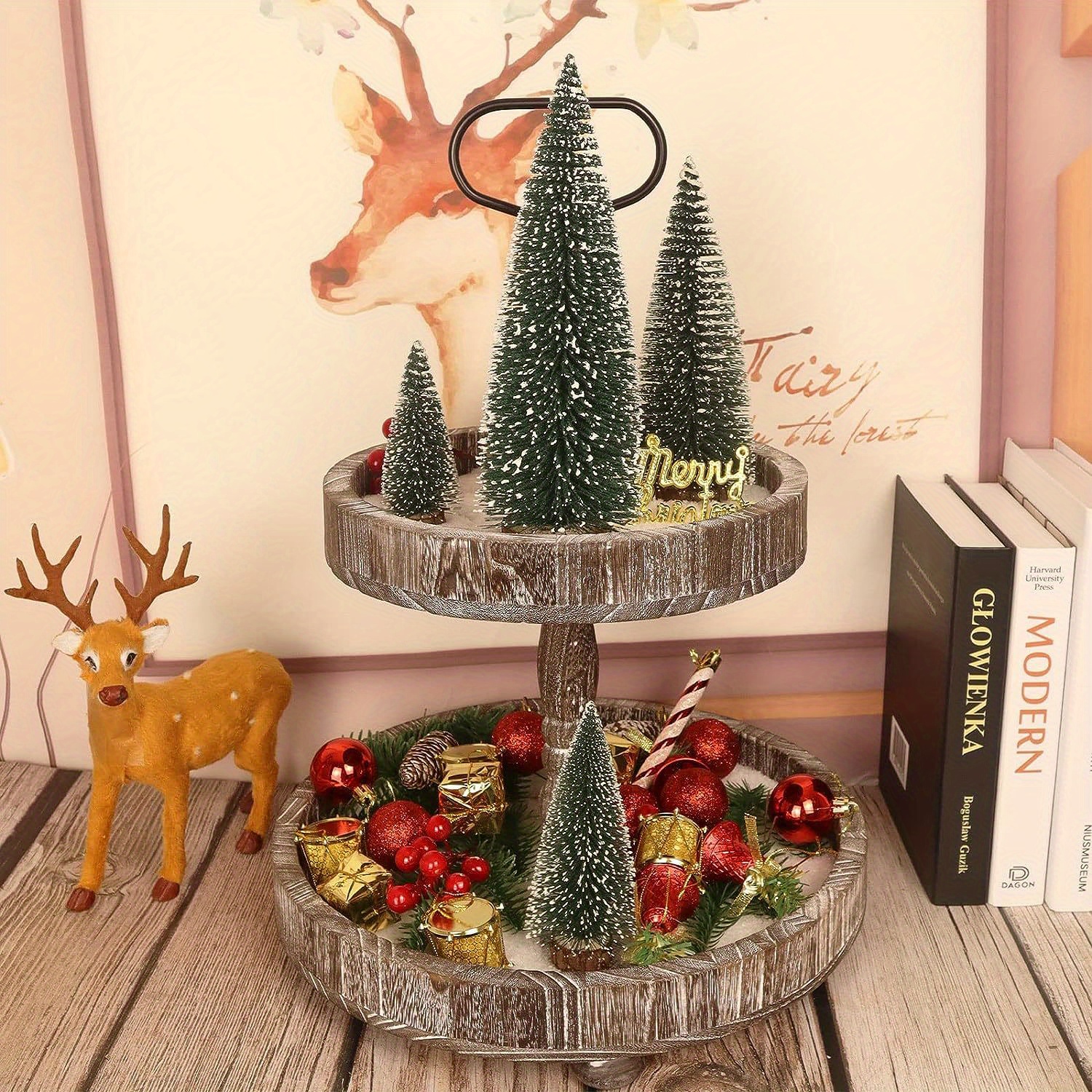Miniature Christmas Tree Mini Pine Tree Christmas Tree Toppers Fake
