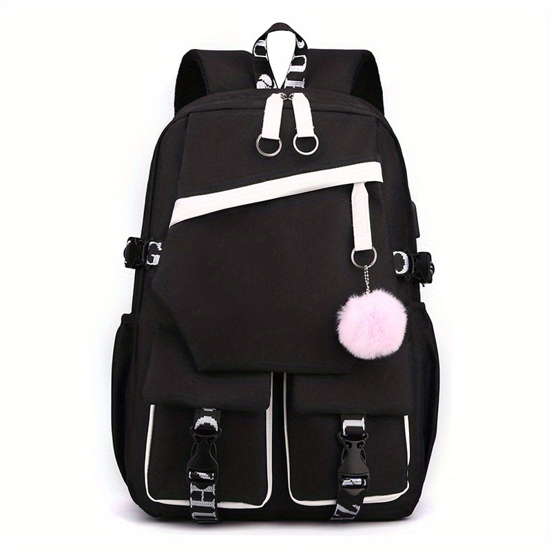 Unisex Waterproof Nylon Backpack Plaid Cute Fashion Travel Bag for College  Couples Schoolbag Men and Women Laptop Backpack