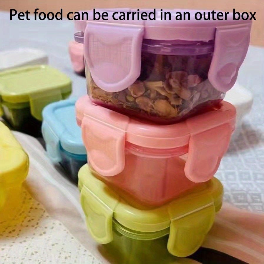 1pc Sugar Glider Food Storage Box, Milk Bottles, Portable Food Carrying  Case, Moisture-proof Fruit And Food Outdoor Box For Hamster, Flying Mouse,  Flo