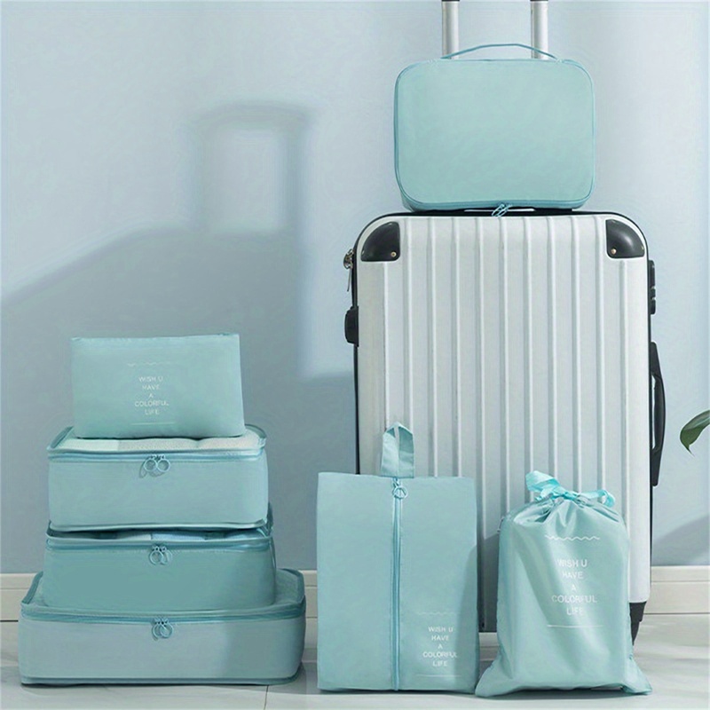 6 set Borsa da viaggio Organizzatore di viaggi Organizer per bagagli da  viaggio / Organizer per imballaggi Massima capacità Ompermeabile Portatile  Anti-polvere Panno Oxford Per Viaggi Reggiseni del 2024 a $13.99