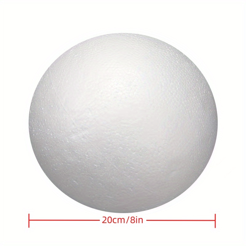 Crafare 40pc 3 Inch Craft Foam Balls Bulk Smooth Polystyrene Foam Balls for  Holiday DIY Arts Crafts Making and School Projects Decorations