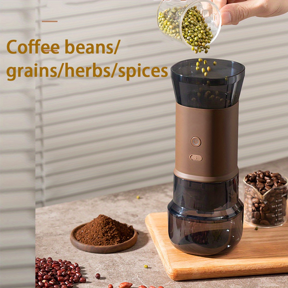 Electric Coffee Grinder, Automatic Coffee Bean Grinder, Portable Home Small  Bean Chopper - Temu