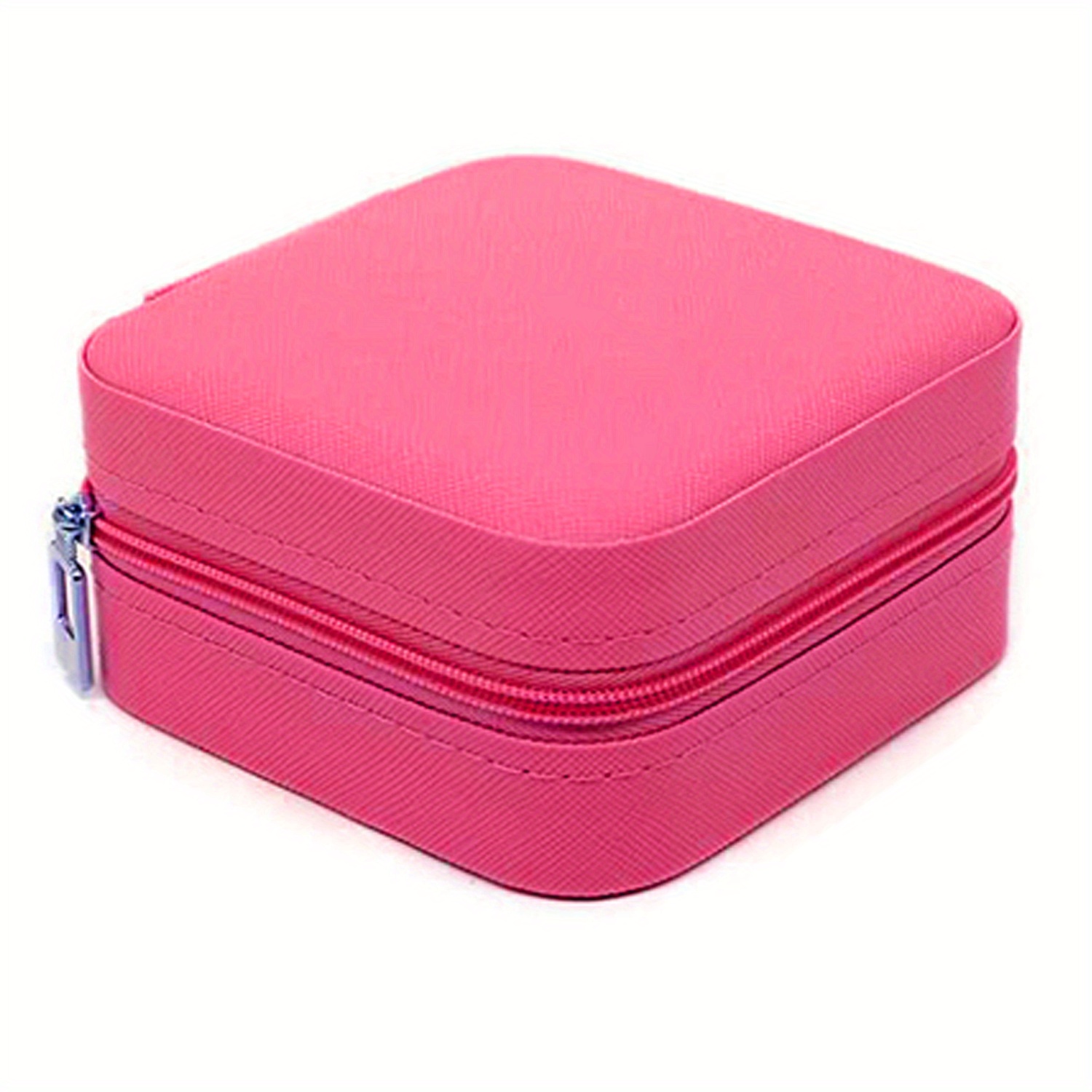 buyzg Joyero de viaje, joyero pequeño portátil para niñas, adolescentes,  novia, esposa, niña, regalos, organizador de viaje (rosa, C)