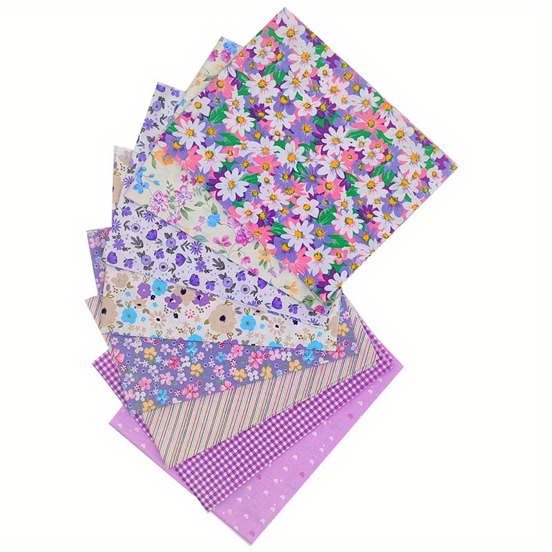 Teramila Flower Design 20x25cm 100% Cotton Fabric Telas Patchwork Printed  Tissu Handmade DIY Quilting Home