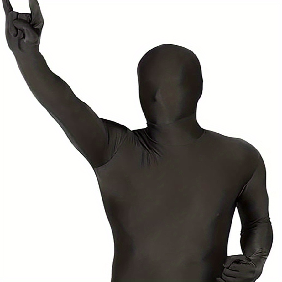 Full Bodysuit Unisex Spandex Stretch Adult Costume Zentai Disappearing Man  Body