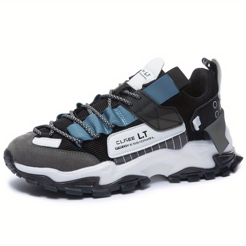 mens running shoes lace up chunky sneakers athletic shoes