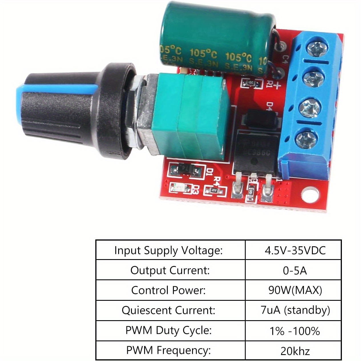 Regulador de intensidad de luz LED de un solo Color, interruptor de  atenuación de voltaje constante inalámbrico, 12V, 24V, 36V, 5V, CC, PWM, V1  - AliExpress