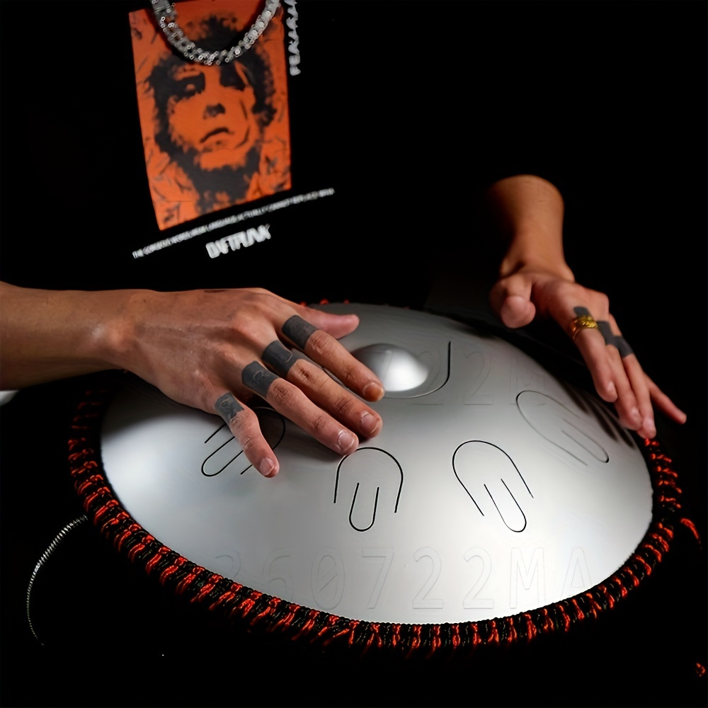 Handpan drum 12 Inch 13 Tone Steel Tongue Drum Hand Pan Drum Yoga Meditation