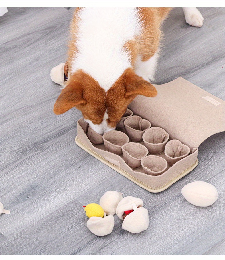 FUNAT Snuffle Toys for Pets Dogs, DogLemi IQ Puzzle Eggs Dog Toy Set  Snuffle Training Eggs Blind Box Toys for Pets