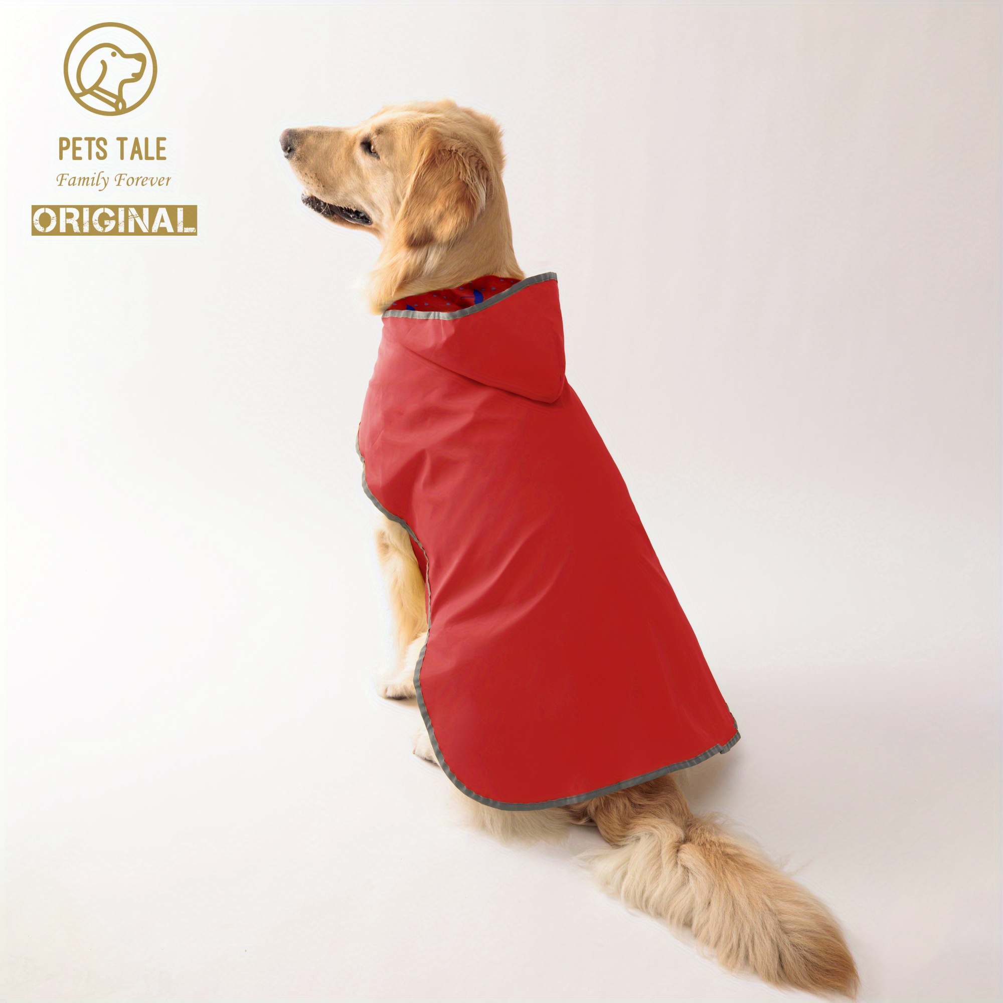 Dog Raincoat Keep Your Dog Dry Stylish With This Double Layer