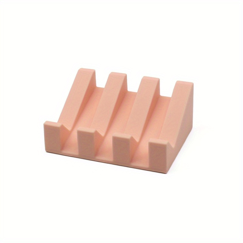 Silicone Soap Dish Self Draining Waterfall Bar Soap Holder
