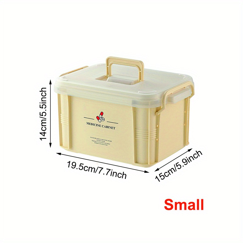 Medicine Cabinet Home Large Capacity Medical Box Portable Storage Box First  Aid Medicine Box