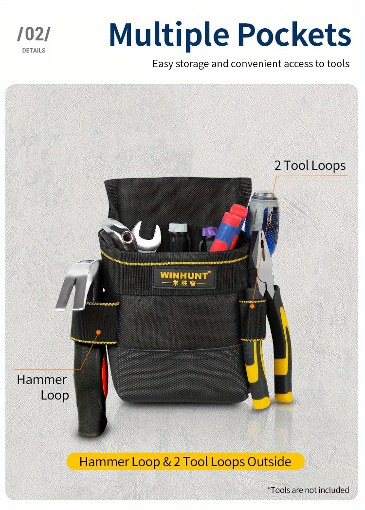 Winhunt Hardware Tool Bucket Bag Multifunctional Repair Tool Bag Paint  Bucket Bag Need To Work With Bucket Use - Temu