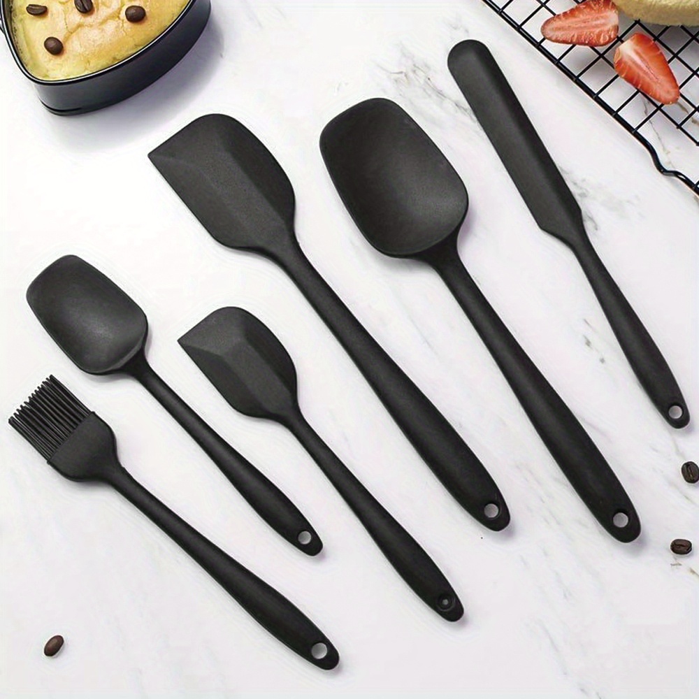 Large Silicone Kitchen Utensils Kitchen Cooking Non-stick Pan Spatula Spoon Baking  Silicone Scraper Oil Brush Special Baking Utensils - Temu