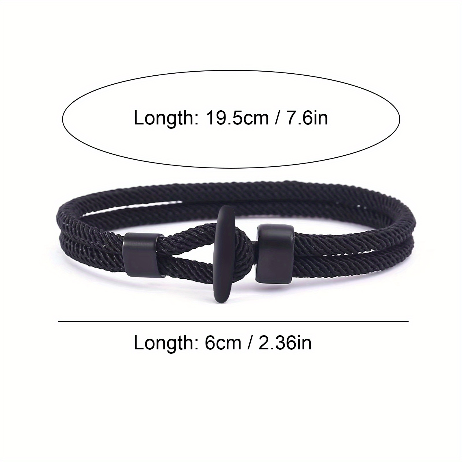 1pc Milan Line Armband, Boot Ankerstijl Walvisstaart Gesp Armband