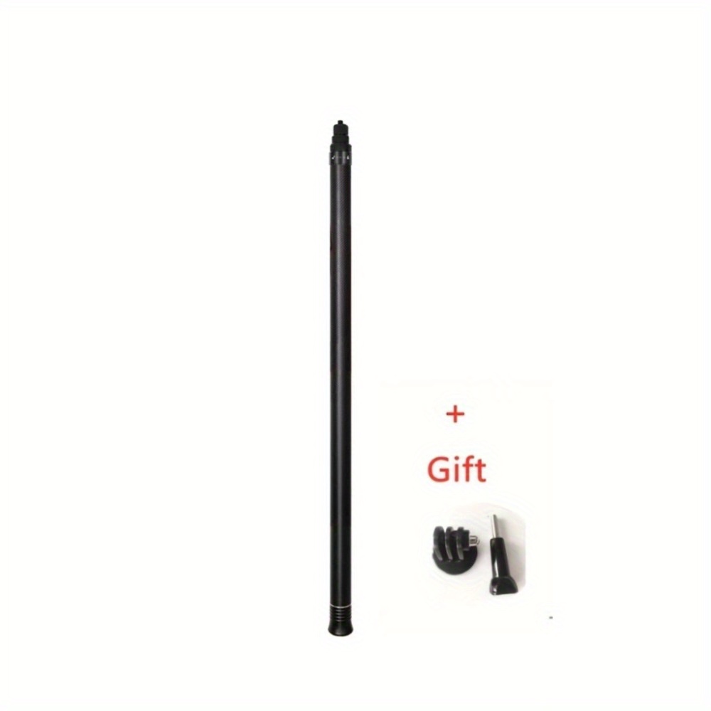  usmallbee 59inch/150cm Invisible Selfie Stick Pole Long for  Insta360 ONE R X2 X3 GO2, 4 Lengths Waterproof Carbon Fiber Extension  Handheld Monopod for Insta 360, DJI Action 2 3 OSMO Pockret : Electronics