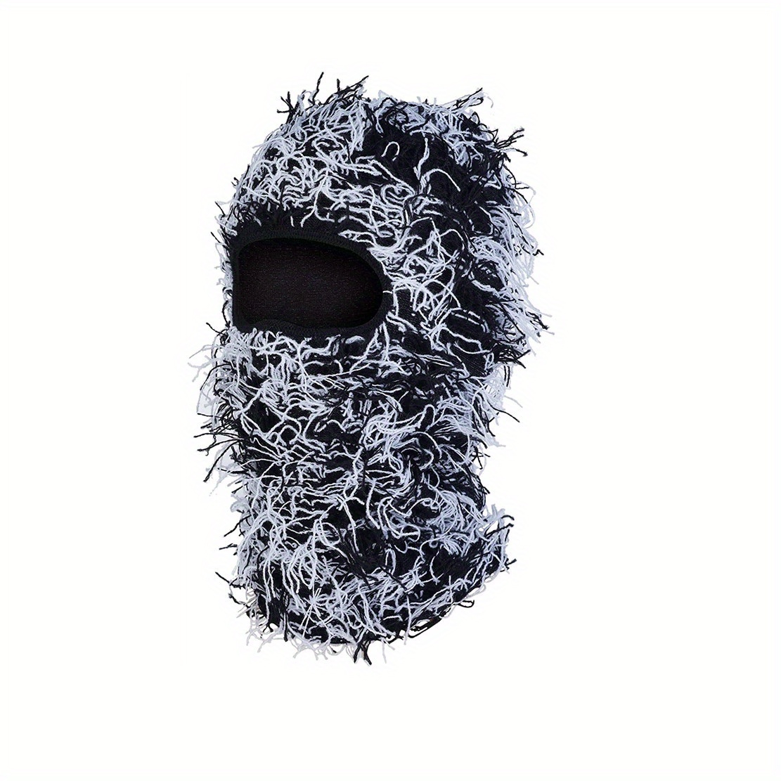 XURIGOX Distressed Balaclava Ski Mask Knitted Full Face Windproof Winter  Premium Cool Ski Mask for Men Women Black at  Men's Clothing store